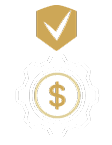 Settlement approval icon representing lender network support